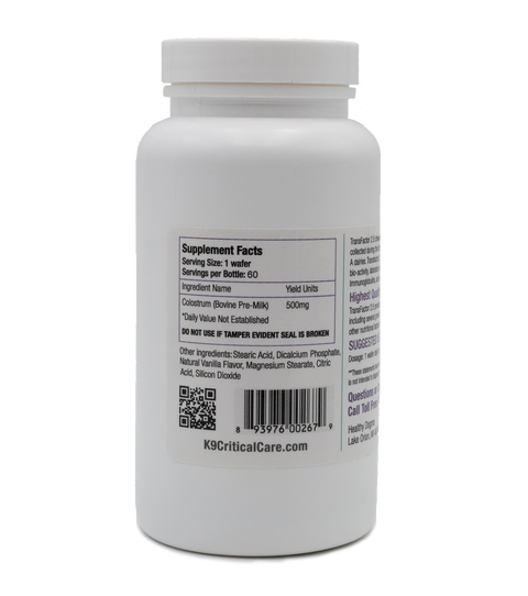 TransFactor Plus 2.5 Immune Dog Supplement