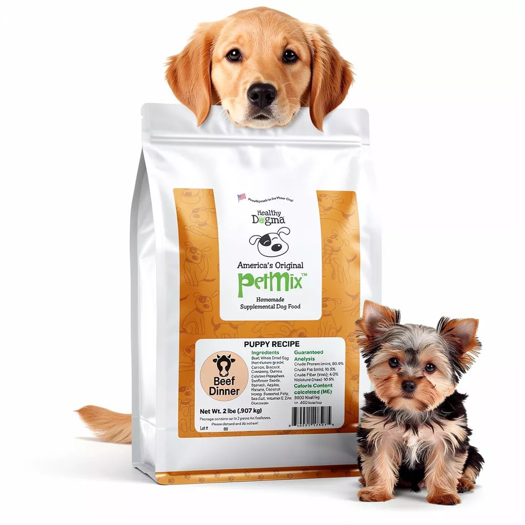 Puppy Beef Dinner PetMix – Healthy Dogma