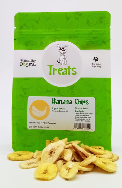 Can dogs eat banana chips clearance