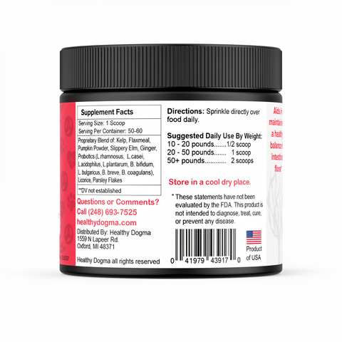 K9 Probiotix Tender Tummy Digestive Supplement